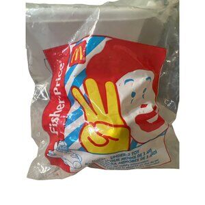 2001 Fisher-Price McDonalds Happy Meal Toy Vintage Under 3 Rolling Airplane New